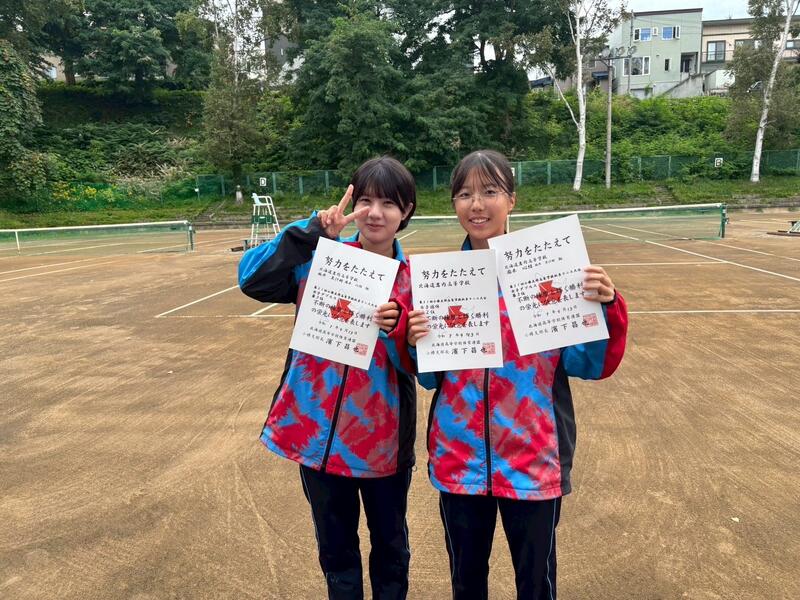 女子ダブルス３位
